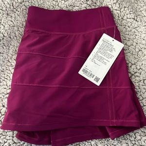 Lululemon pace rival skirt deep fuchsia sz 14 NWT